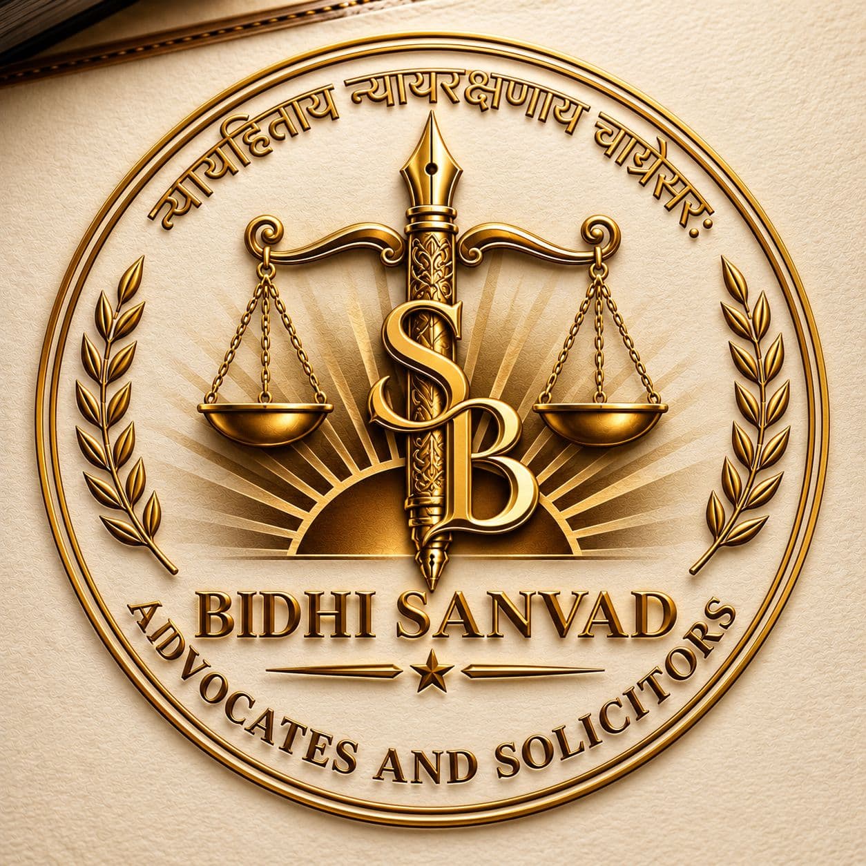 Bidhi Sanvad Advocates Official Seal
