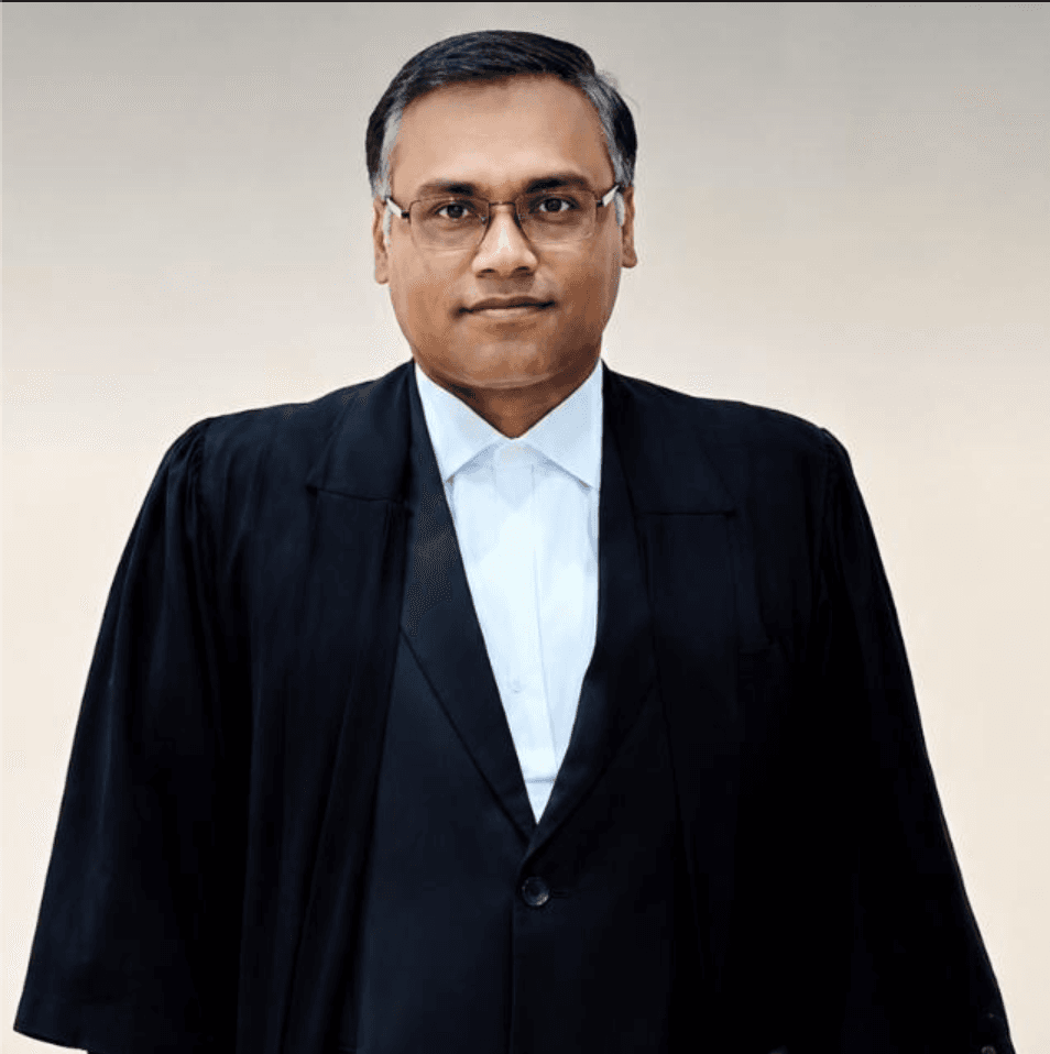 Advocate Shivanand Mishra in High Court Robes